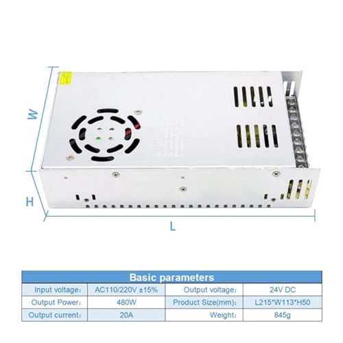 Alimentation de commutation 24V pour eviter les chutes de tension LED - 3