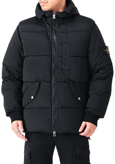 stone island ガーメントダイジャケット　S　ブラック Stone Island ストーンアイランド ガーメントダイ ロゴパッチ