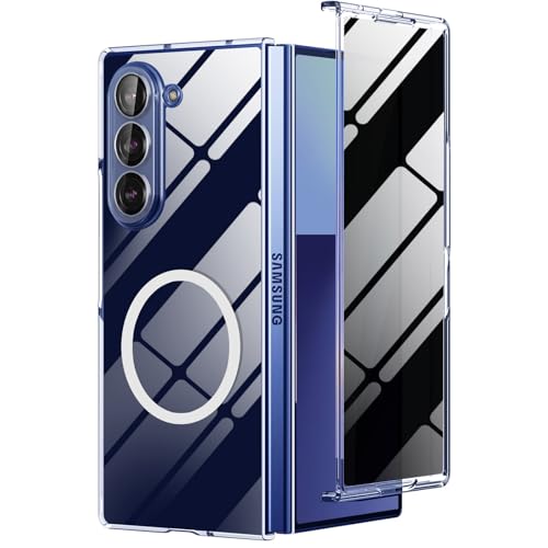 KEKBOXQ Galaxy Z Fold 7�p ���C�P�[�X �v���C�o�V�[�X�N���[���v���e�N�^�[�����A�t���{�f�B�t�H���P�[�X [Magsafe�Ή�] �n�[�hPC�ϏՌ��ی�J�o�[ Samsung Galaxy Z Fold 7�p�A�N���A