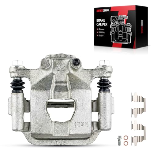 Image of Torchbeam Rear Brake Caliper Left for Nissan 2002-2006 2013-2018 Altima, Nissan 2019-2023 Altima 2.5L, Nissan 2003-2006 2019-2023 Maxima, Rear Left Caliper Replace # 19B2780