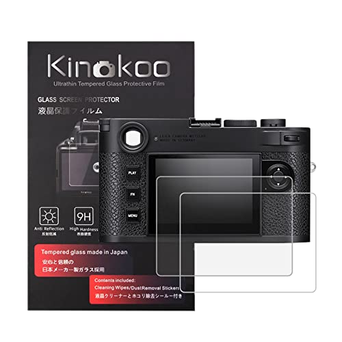 kinokoo Tempered Glass Film for Leica Q Crystal Clear Film Leica Q Screen Protector Bubble-free/Anti-scratch(2 pack)