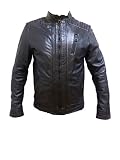 Camp David Leather Jacket Black urban junglers CHS-1801-2016 Gr S