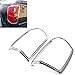 SIZVER Chrome Tail Light Covers For 2014-2018 Chevrolet Silverado 1500