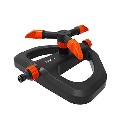 Preisvergleich Produktbild PAIPU Sprinkler rasen, Rasensprenger 360°rotierender Rasen Wasser Sprinkler, Automatische Garten Sprinkler, geeignet für Rasen, Hof, Garten, Sprühabstand 8 bis 10 meter