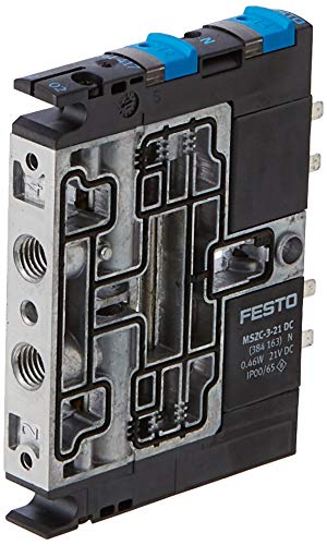 FESTO CPV10-M1H-2X3-OLS-M7 (161417), -0.9-10 BAR OPERATING PRESSURE, 10 MM VALVE SIZE, 24 VDC OPERATING VOLTAGE, 2X3/2; OPEN; MONOSTABLE, 400 L/MIN NOMINAL FLOW RATE, COMMON PORT; M7 CONNECTIONS, ELEC