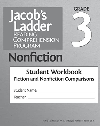 Jacob's Ladder Reading Comprehension Program: Nonfiction Grade 3, Student Workbooks, Fiction and Nonfiction Comparisons (Set of 5)