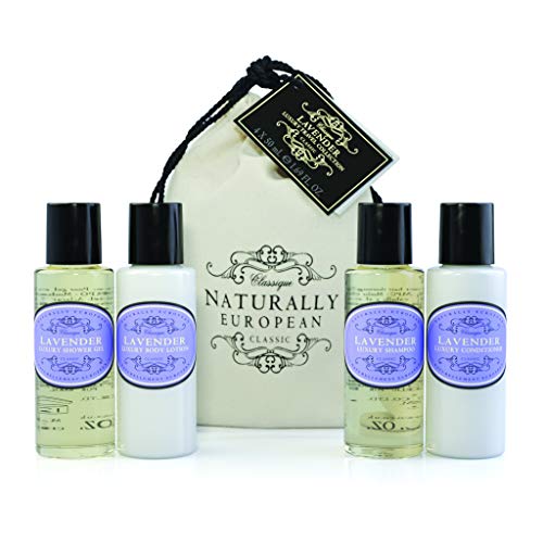 Naturally European Lavender Luxury Travel Size Body Care Gift Collection - 4 x 50ml Gift Set Cover