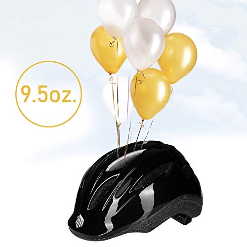 Ilm Kids Bike Helmet Toddler Bicycle Cycling Helmet With Adjustable Dial For Boys And Girls B2-11 (Black, Xx-Small/X-Small) #TOP2