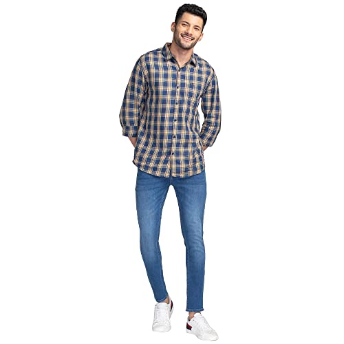 Image of Spykar Men's Skinny Fit Low-Rise Casual Jeans