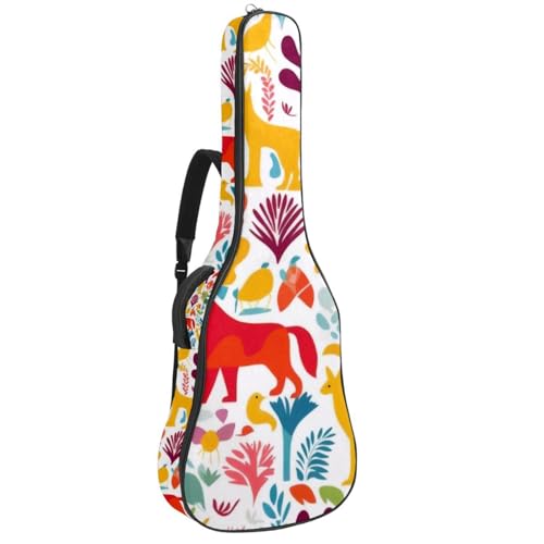 Sac pour guitare acoustique 40-42 pouces multicolore housse étanche