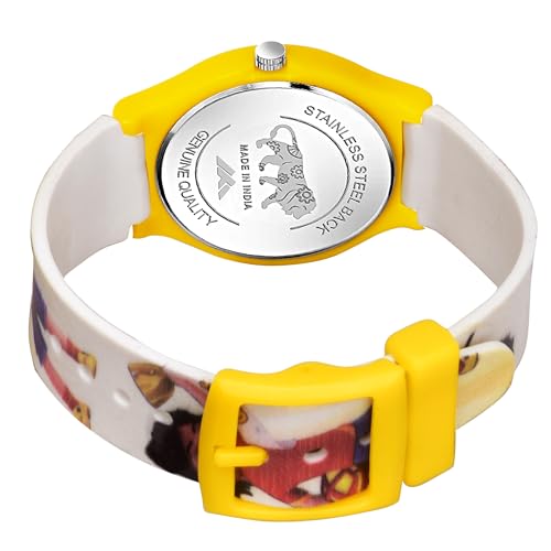 Image of Acnos Character Kid's Happy Colorful Water-Resistant Durable Watch for Boys Kids Boy with Fun Designs Adjustable Strap Positive Messages Watch for Kids