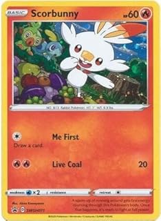 Scorbunny SWSH071 Holo Pokemon Promo Card (Sword & Shield Promo Series) + TitanCards® Toploader