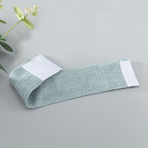 Sidelight Door Curtains 72 Inches Long For Side Windows Linen Blend Privacy Protect Light Filtering French Door Side Curtain Panels Bonus Adjustable Tie Back 25X72 Inch Length 1 Panel Sea Green #TOP5