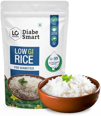 DiabeSmart Diabetic Control Rice 2kg | Low GL Diabetic Friendly Rice | Helps keep your Blood Sugar Levels in Control