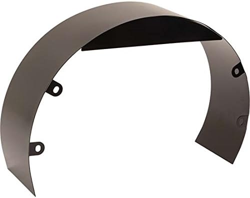 Cubierta universal de acero negro de 3 pulgadas con kit de pernos de montaje