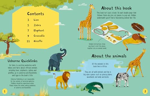 Slot-together Animals: An Interactive Book for Animal Lovers, Combining Fun Facts, Puzzle Solving, and Fine Motor Skills Development - Image 2
