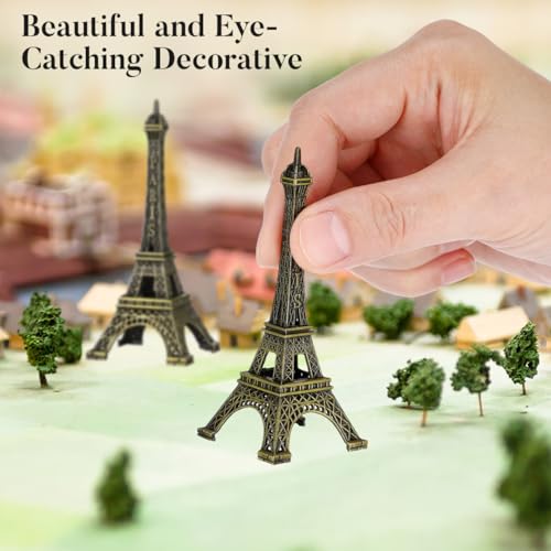 Set 5 Estatuas Mini Torre Eiffel Zinc miniatura 2