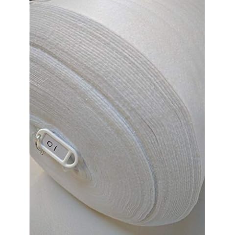 Felt Craft Fabric A Variety of Over 100 Colours Sold per metre 44" - 112cm Wide (White- Colour 1) (Half Metre) Cover