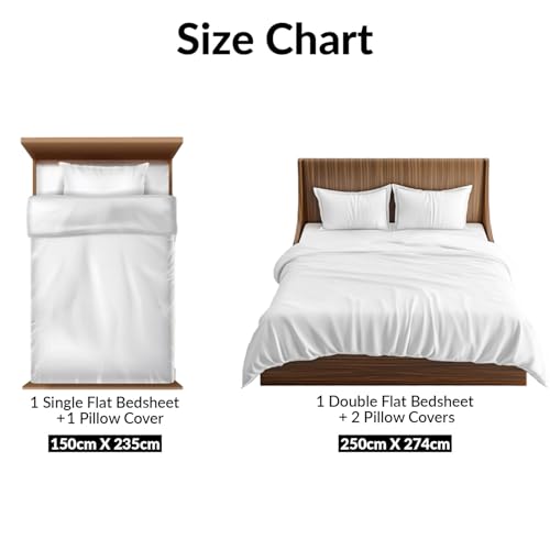 Image of Sassoon Disney Club Digital Printed 100% Cotton Bedsheet with 2 Pillow Covers in 300TC