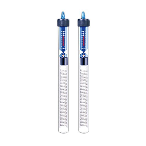 CNZ EH-50W 50W Aquarium Glass Submersible Heater, 2-Pack CNZ EH-50W 50W Aquarium Glass Submersible Heater, 2-Pack