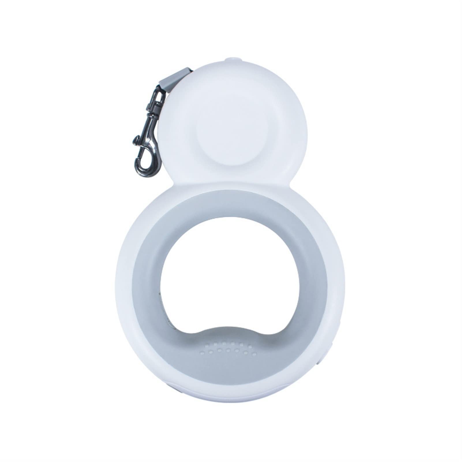 Rozwijana smycz dla psa z ładowaniem przez USB, ze światłem LED 360°, bez smyczy do spacerów psem, wbudowany dozownik woreczków na odchody(108,300cm)