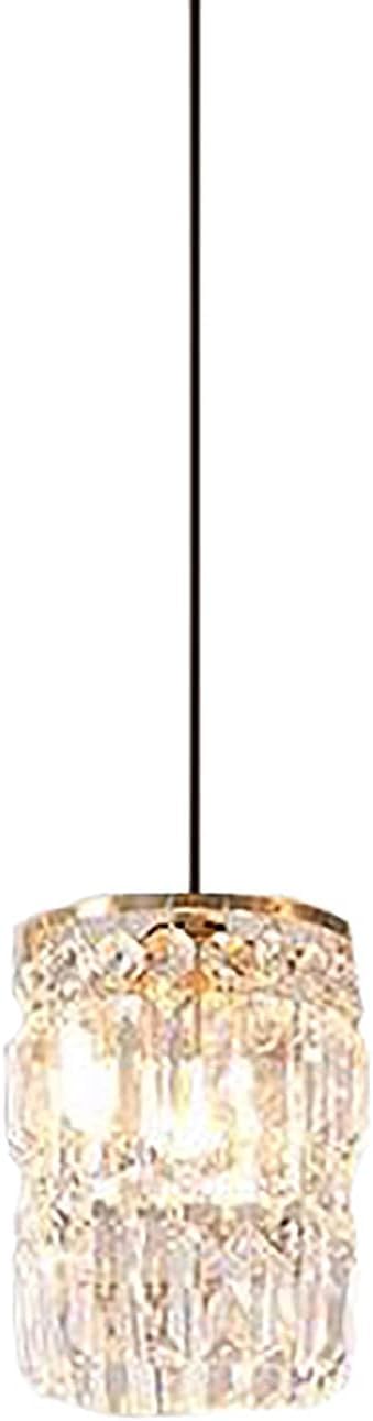 Chandelier Light, Chandelier E27 Crystal Chandelier Light Concise Lighting Restaurant Light for Dining Room Bar Dining Table Aisle Light/Golden./67 * 120Cm(17 * 120Cm)