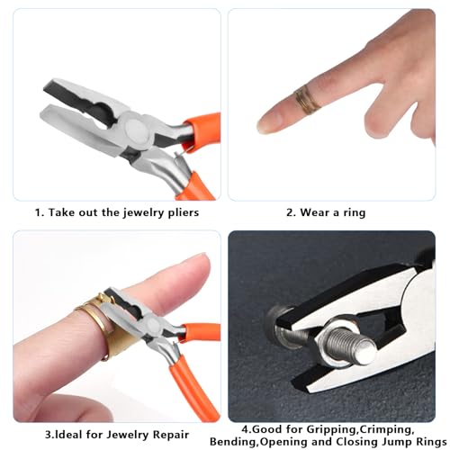Image of Cutting pliers,Wire Jewelry Making Tools,jewelry making industrial and mechanical maintenance and household appliance fixes.