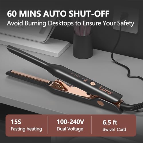 Lura HS3900 Ionic Pencil Flat Iron For Short Hair,3/10 Mini Flat Irons thumb #5