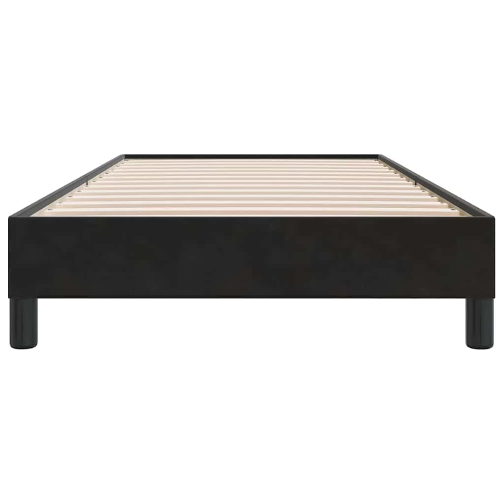 Somier de láminas para cama sin colchón (90 x 210 cm, terciopelo, con soporte de láminas, montaje fácil, para dormitorio, adultos