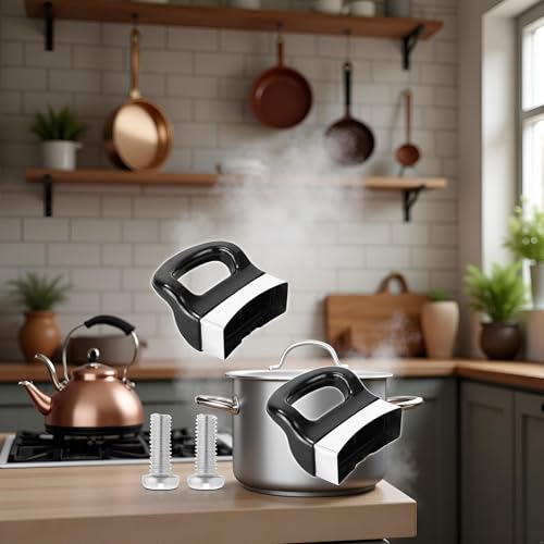 2 Piezas Manijas Reemplazo para Ollas Cocina miniatura 5