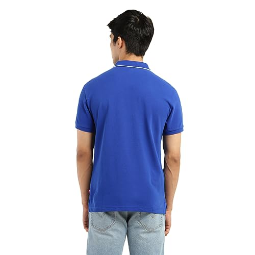 Image of Levi's Men's Regular Fit Solid Polo T-Shirt
