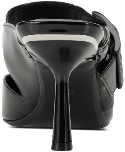 DKNY Women's Nardin Heeled Sandal Mule with Belt Detail3