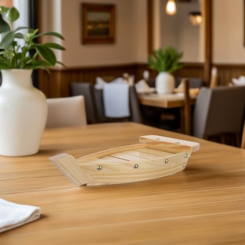 Assiette décorative en bois de style japonerie pour table raffinée - 6