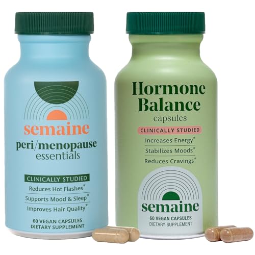 Image of Semaine Hormone Protocol - Mood, Energy, Deeper Sleep, Hot Flashes & Skin Support, Clinically-Studied Ingredients - 1 Month