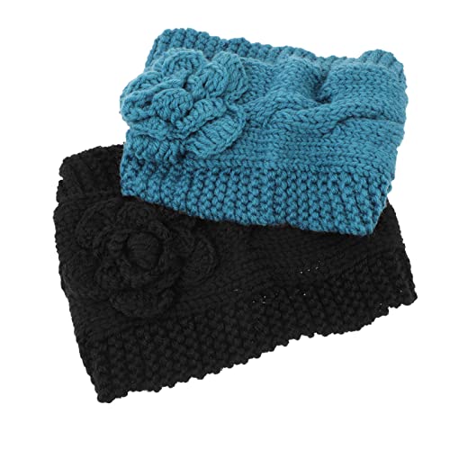 2Pcs-Knit-Headbands-Winter-Ear-Warmers-Flower-Crochet-Elastic-Head-Wraps-Hair-Band-Accessories-for-Women-Girls