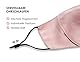 SILKIST Unisex Mundschutz Maske 100% Seide 3-lagiger Mund- & Nasenschutz [Verstellbare Ohrschlaufen & Nasenbügel] Wiederverwendbar, Atmungsaktiv & Hautfreundlich