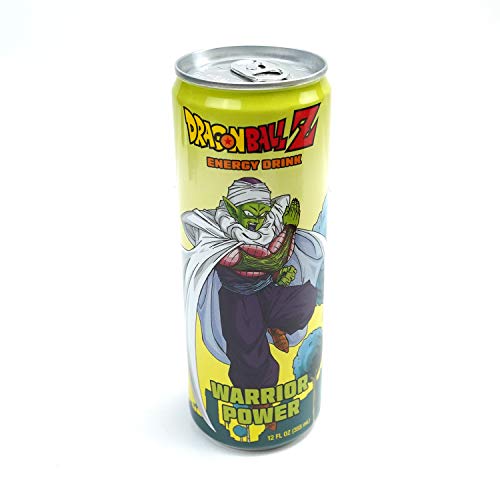 Dragon Ball Z Warrior Power and Power Boost Energy Drink 12 FL OZ (355mL) Can (2 Pack) with 2 GosuToys Stickers