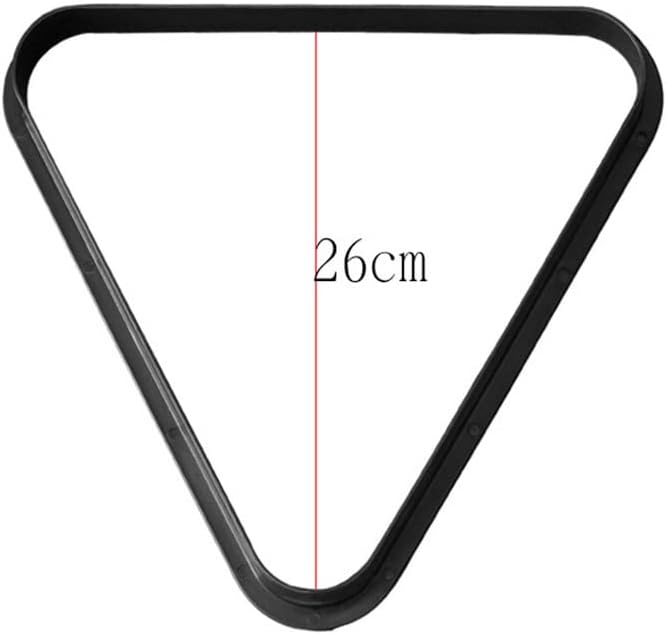 Black Plastic Pool Ball Billiard Table Triangle Rack Standard Size Snooker Accessories