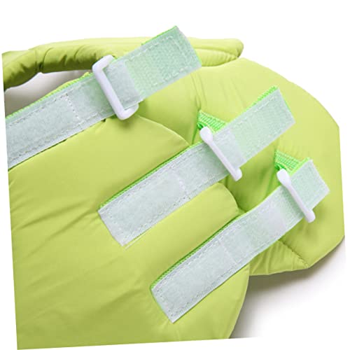 Collier élisabéthain tissu vert protection chien chaton collerette souple - 5