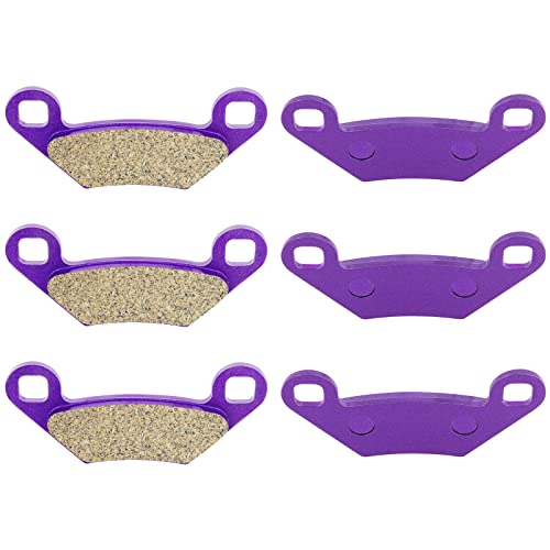 ECCPP Brake Pads Fits for 2010-2013 Polaris Sportsman 850, 2009 2010 2011 2012 2013 2014 Polaris Sportsman XP, FA475 Front and Rear Brake Pads