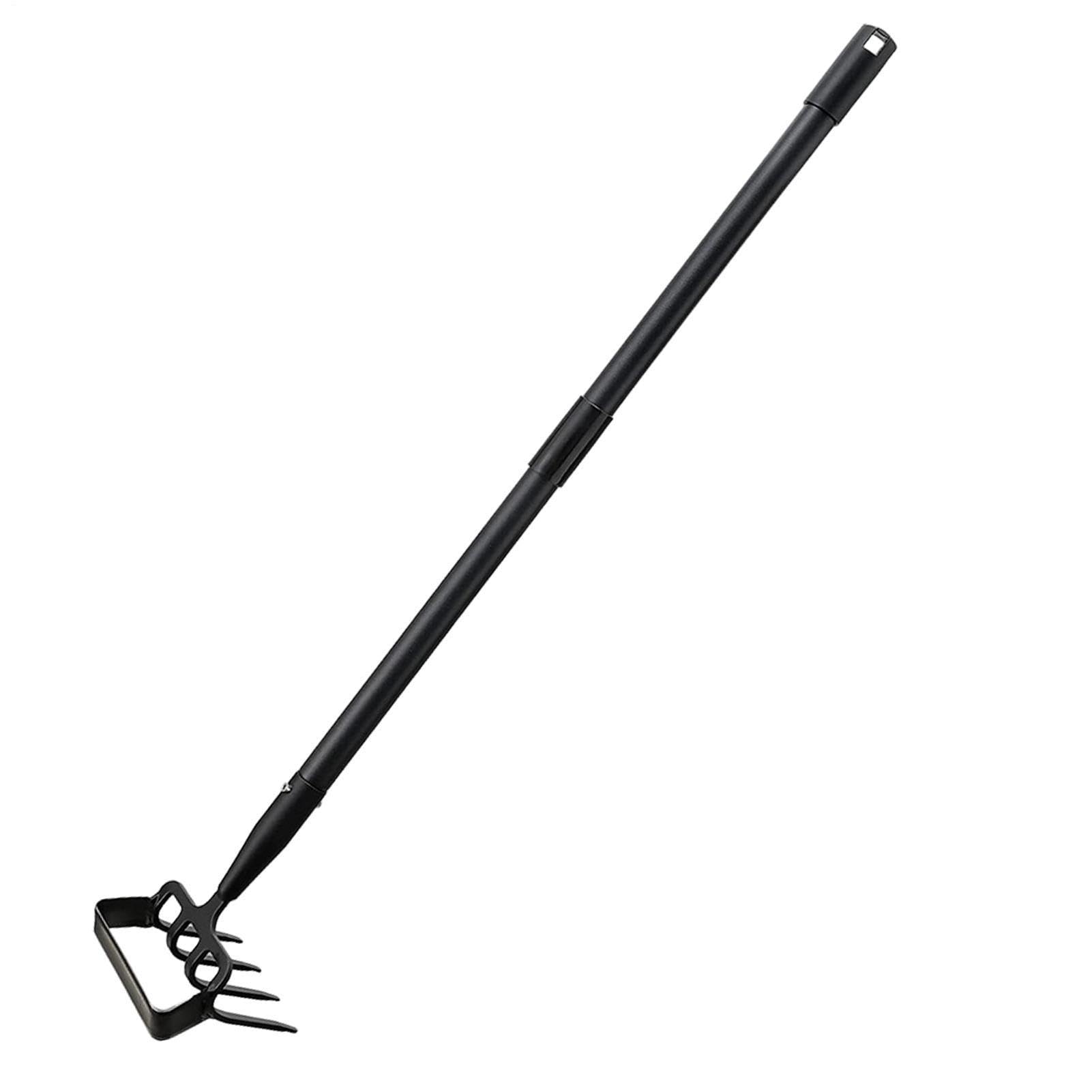 Narzędzie ogrodowe do motyki | Ergonomiczny uchwyt Heavy Duty Hand Hoe z grabiami,Motyka ogrodnicza z grabiami do pielenia, cięcia i spulchniania gleby