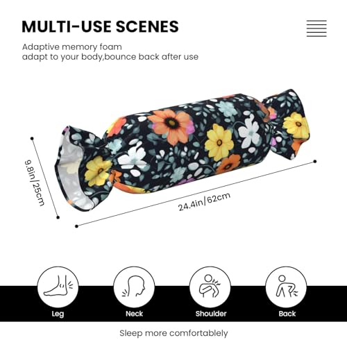 Almohada de espuma viscoelástica tamaño único negra miniatura 3