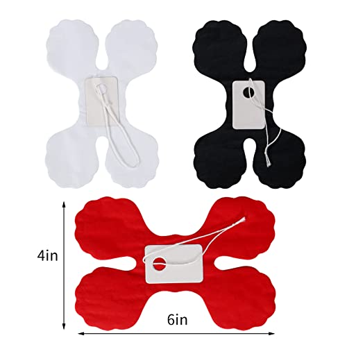 Image of Black White-Red Party-Decorations Streamers Garland - 157Ft Graduation Four-Leaf Clover Hanging Banner,Men Boys Birthday Wedding Baby Bridal Shower Family Gathering Event Supplies Decor Hugtmr