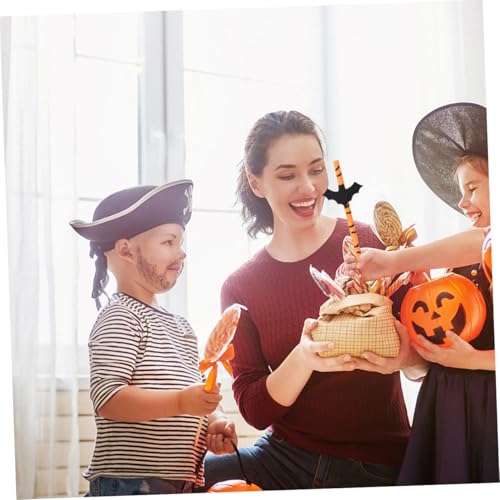 Pitillos de papel para Halloween 50 piezas diseño spooky miniatura 7