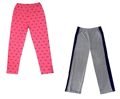 Image of indi weaves Boys and Girls Cotton Solid and Printed Pyjama /Pant /Trackpants