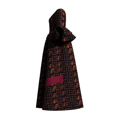 Image of iooiooi Womens African Print Party Maxi Dress Tradition Dashiki Ankara Long Dress & Headwrap