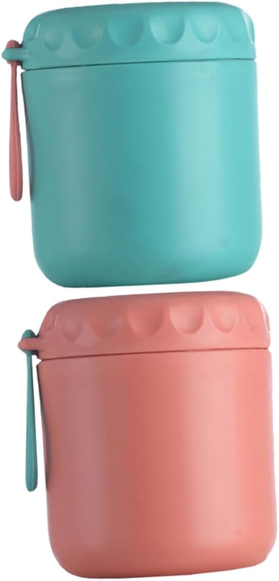 2pcs Breakfast Milk Cup Portable Insulated Soup Cup Stainless Steel Water for School