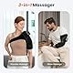 COMFIER kabelloses Knie Massagegerät, beheizte Knie Brace Wrap mit Vibration, 4 Graphene Heizung Ebenen, Geschenke für Mama Papa