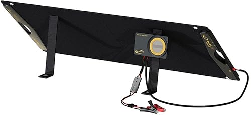 Miniatura 3 de GoPower DuraLite - Panel solar de 100 vatios con controlador de carga PWM de 30 amperios, plegable, celdas monocristalinas de alta eficiencia,