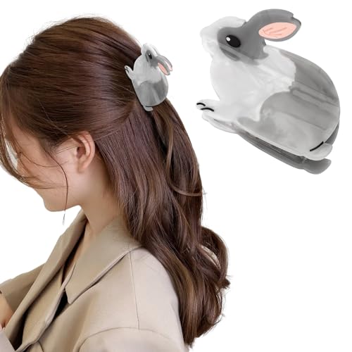 Pinza para cabello en forma de conejo miniatura 1